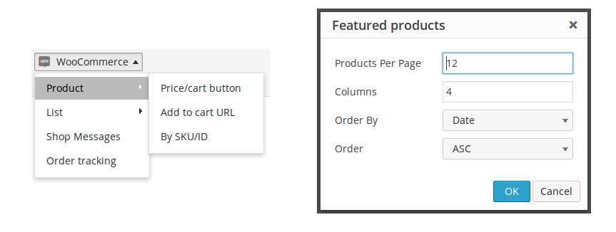 Desplegable WooCommerce