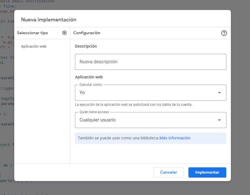 Añadir permisos a App Web